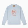 Superfuzz Logohead Sweater Sky Blue