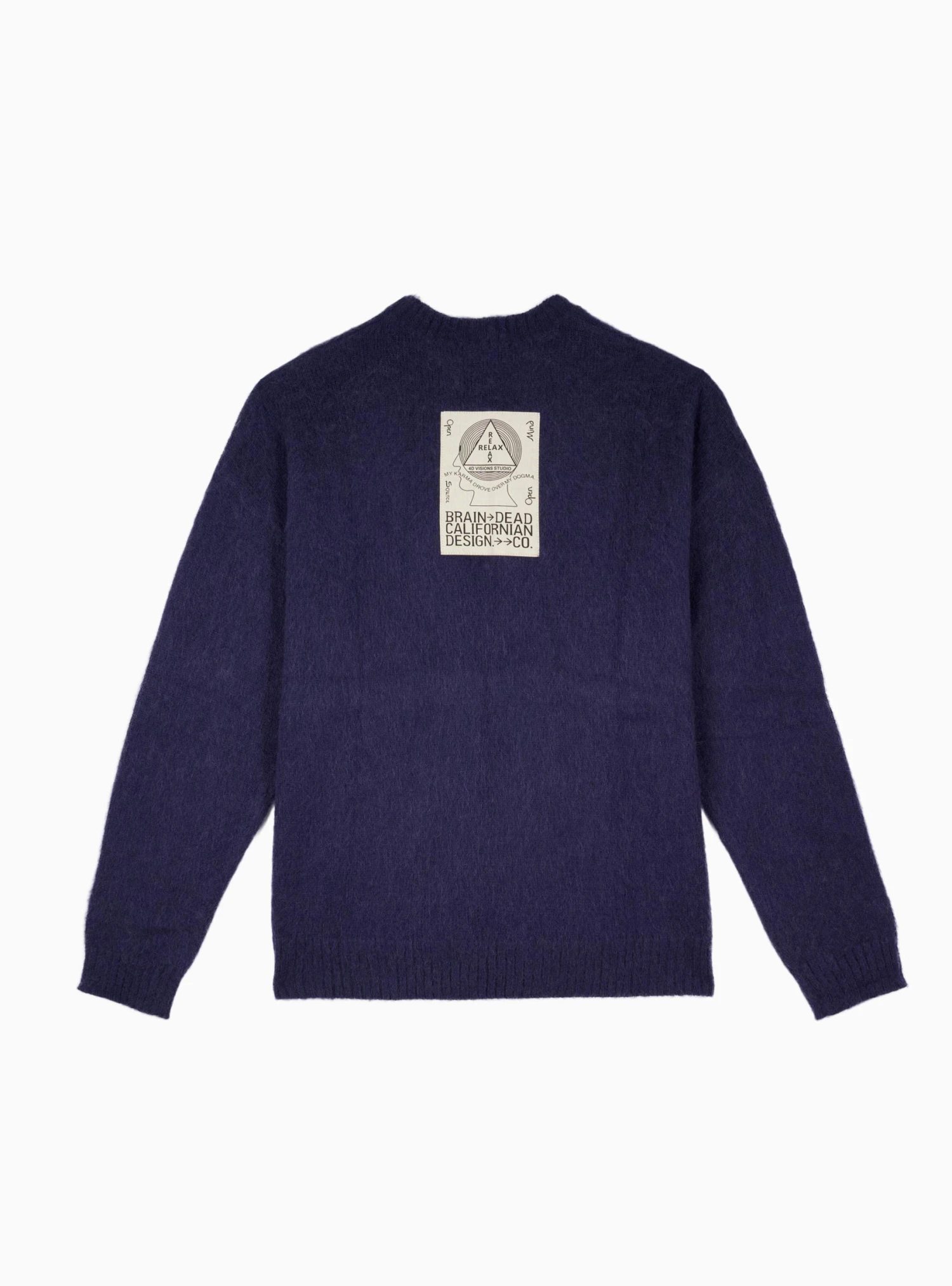 Superfuzz Logohead Sweater Navy - Image 2