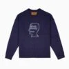 Superfuzz Logohead Sweater Navy